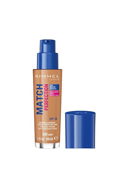 RIMMEL LONDON Fond de ten Rimmel London Match Perfection 300 Sand SPF 20, 30 ml
