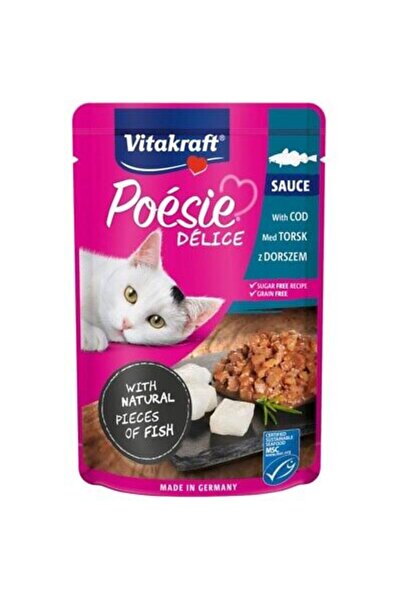 Vitakraft Poesie Delice cod, hrana umeda pentru pisici, 85 g