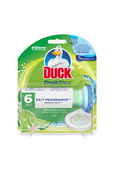 DUCK Discuri gel pentru curatarea toaletei Fresh Discs Lime 36ml