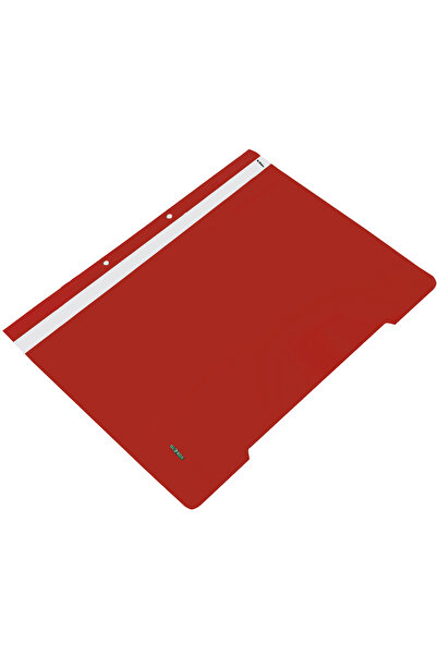 Rtc Dosar rosu cu sina si 2 perforatii A4 plastic 25 buc/um