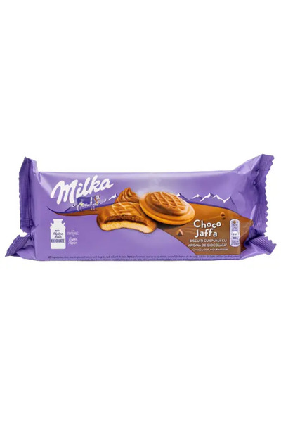 Milka Biscuiti Choco Jaffa cu mousse aroma ciocolata 128g