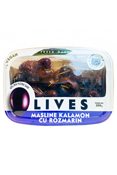 Lyrakis Kalamon olives with rosemary 200g