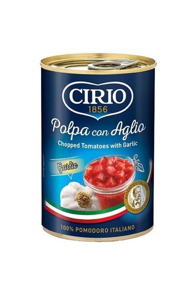 Cirio Cirio tomato pulp with garlic, 400g