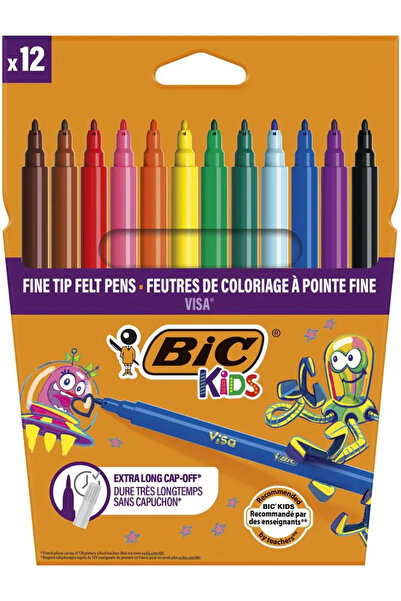 Bic Markere de colorat Kids Visa 12 buc