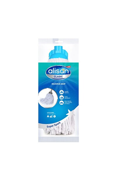 Alisan Alisan mop refill, cotton, 160 g, White