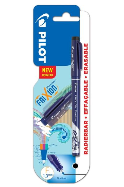 Pilot Fineliner Frixion, 1.3 mm, Negru