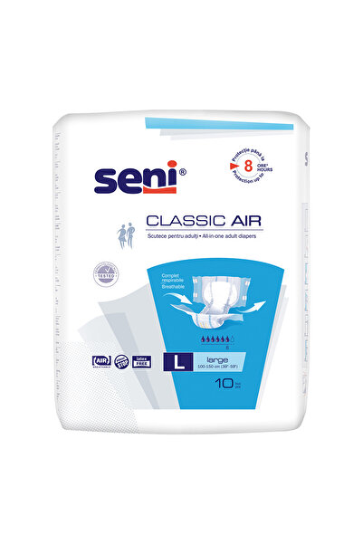 Seni Scutece pentru adulti Classic Air Large, 10 buc