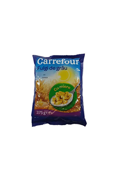 Carrefour Fulgi de grau Carrefour, cu miere, 375g