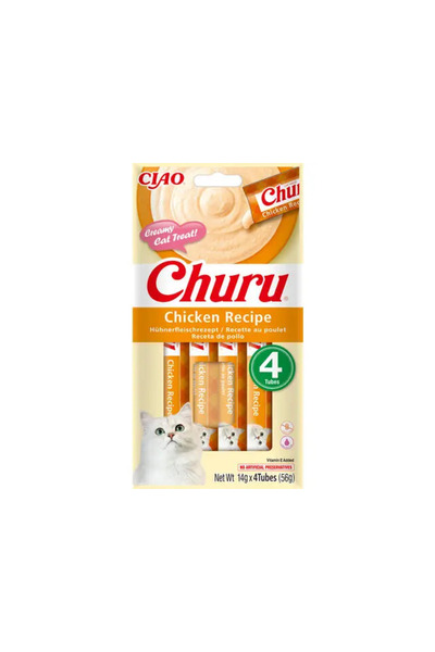 churu Recompense cremoase pisici cu pui 4 x 14g