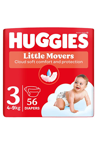 Huggies Ultra Comfort Diapers, No.3, 4-9kg, 56 pcs