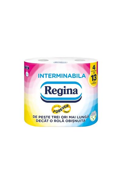 Regina Endless toilet paper, 4 rolls
