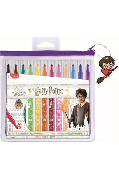 Maped Harry Potter Ultra-Washable 12-Piece Set, Multicolor
