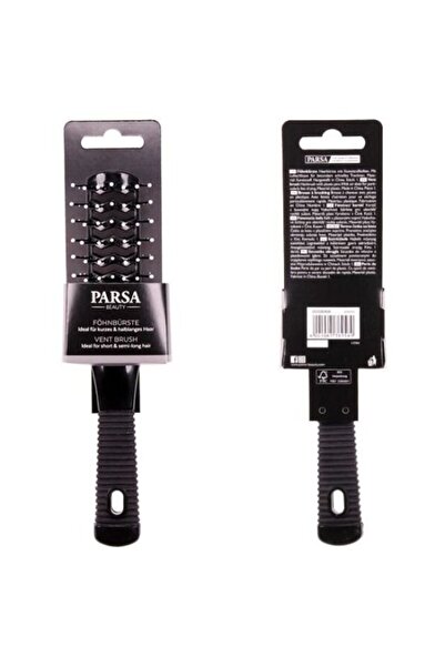 PARSA Perie par Beauty Vent Brush, negru, 2 fete, 1 bucata