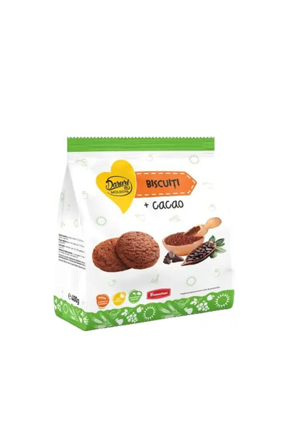 Daruri din Moldova Biscuiti Daruri din Moldova cu cacao 400g