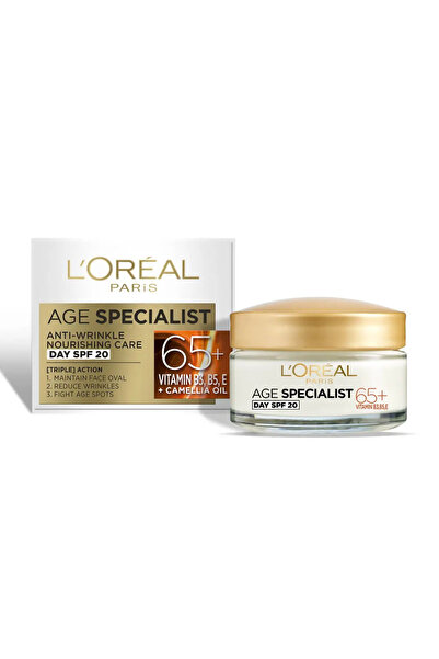 L'oreal Crema de zi antirid pentru fata, Paris Age Specialist 65+, 50ml
