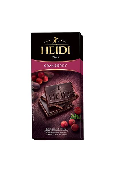 Heidi Ciocolata amaruie Dark cu merisoare 80 g