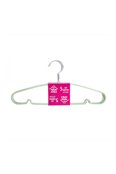 Maison D'Amelie Set 5 umerase metal+pvc, 40x19 cm, verde