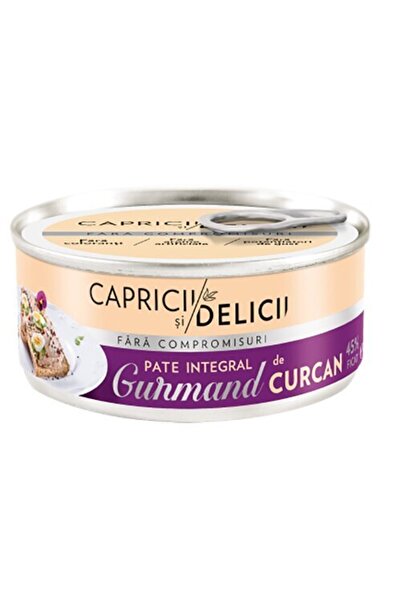 Capricii Pate integral ficat de curcan si Delicii, 115g