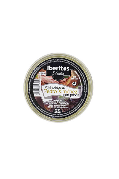 Iberitos Pate Seleccion with wine and raisins 140g
