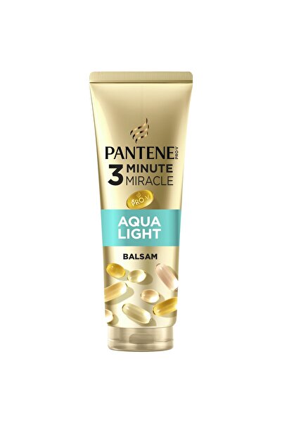 Pantene Balsam de par Pro-V Aqualight 3 Minute Miracle pentru par fin, 220 ml