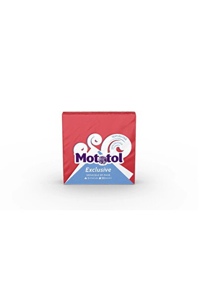 Mototol Pachet 50 servetele Mototol, 2 straturi, 40x40 cm, Rosu