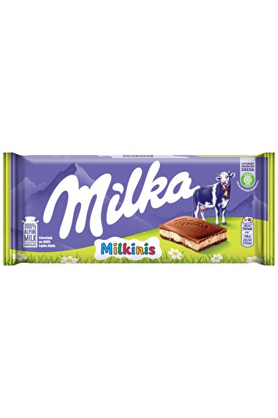 Milka Ciocolata Milkinis cu crema de lapte 100g