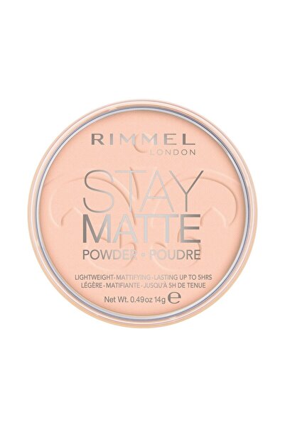RIMMEL LONDON Pudra compactă Rimmel London Stay Matte 01 Transparent, 14 g