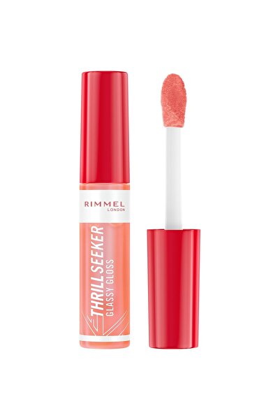 RIMMEL LONDON Luciu de buze Rimmel London Thrill Seeker Glassy Gloss 250 Peachy Vibes, 10 ml