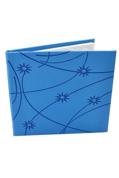 PROCART CD, DVD Case Made of -Leather, Colorful Blue