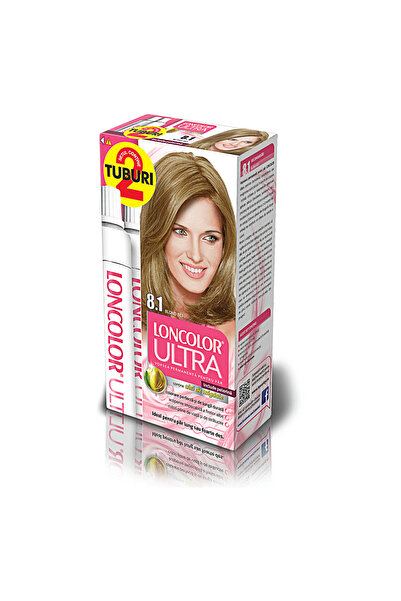 Loncolor Vopsea de par permanenta blond bej Ultra 8.1, 100ml