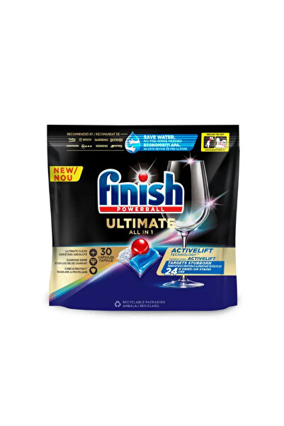 Finish Detergent Quantum Ultimate Activblu pentru masina de spalat vase, 30 spalari