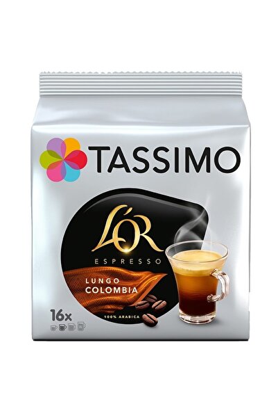 tassimo Capsule cafea L'OR, Columbia, 16 bauturi x 120 ml, 16 capsule