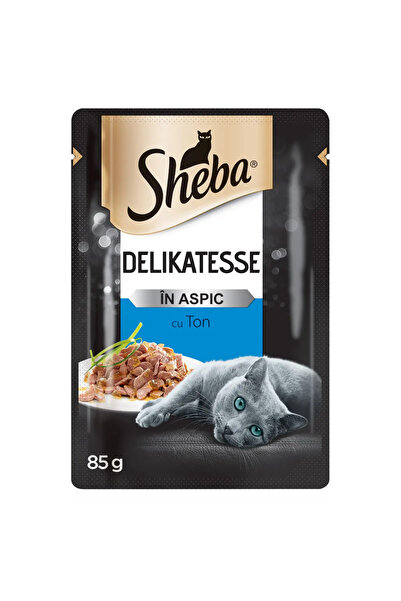 Generic Brand Hrana umeda Delikatesse pentru pisici adulte, cu ton in aspic 85 g