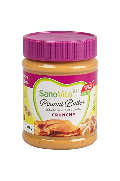 Sano Vita Unt de arahide crocant SanoVita 375g