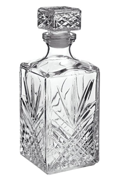 BORMIOLI Set of 6 Selecta Bormioli decanter and glasses, glass, Transparent