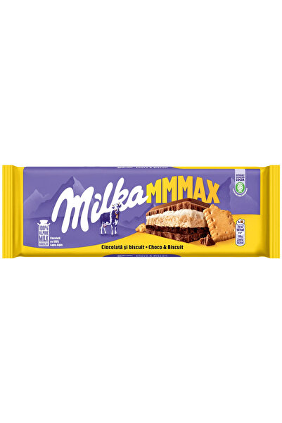 Milka Ciocolata biscuit cu lapte din Alpi Schoko & Keks 300 g