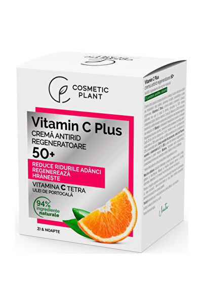 Cosm.Plant Crema antirid regeneratoare 50+ Vitamin C Plus Cosmetic Plant, 50ml