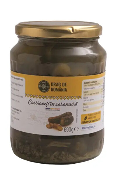 DDR Castraveti in saramura 6-9Cm Drag De Romania 690g