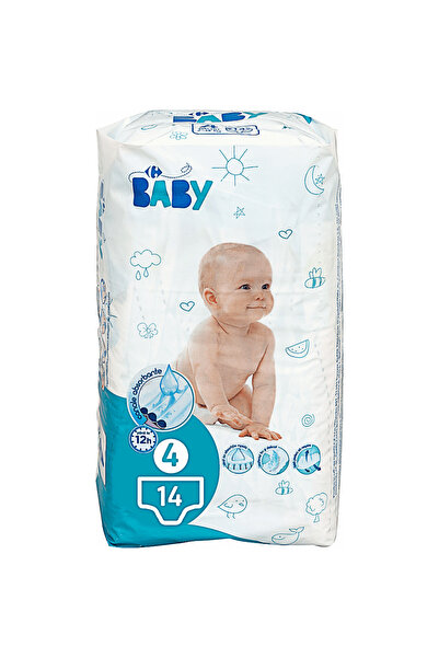 Carrefour Baby Scutece de unica folosinta maxi, Carrefour Baby,nr. 4, 7-14 kg...