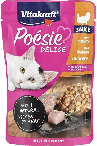 Vitakraft Poesie Delice curcan, hrana umeda pentru pisici, 85 g