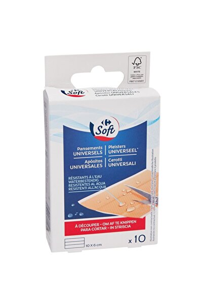 Crf Soft Plasturi universali Carrefour Soft 10 bucati