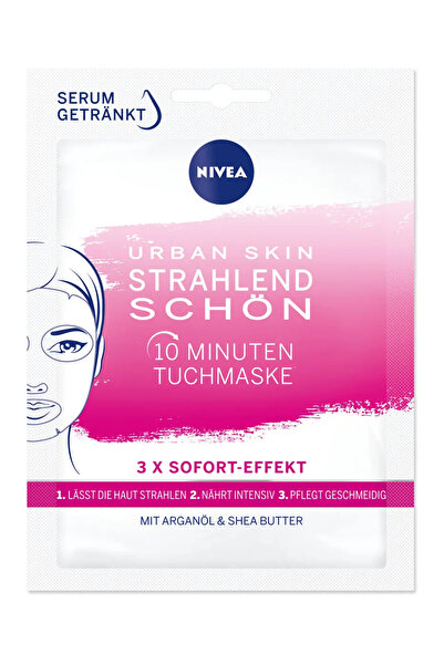 NIVEA Masca servetel Urban Radiance, 1 buc.