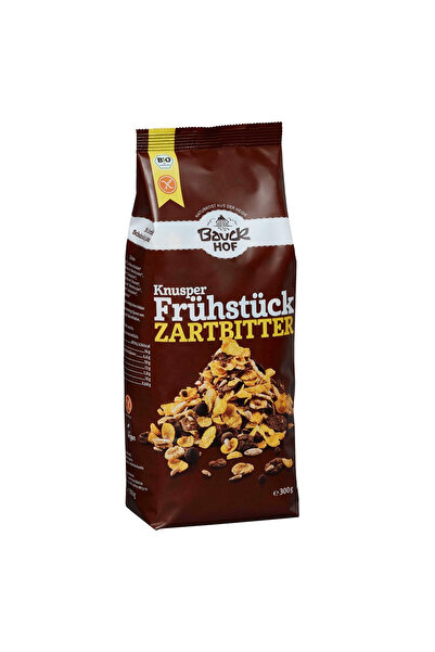 Eco Bauckhof Musli crocant cu ciocolata, Fara gluten, 300 g