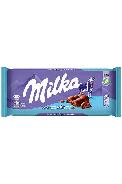 Milka Ciocolata aerata Bubbly cu lapte 90 g