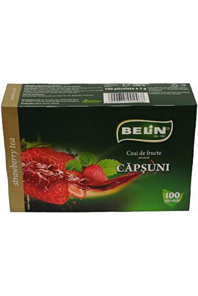 BELİN Ceai Standard Capsuni, 100 plicuri, 200 g
