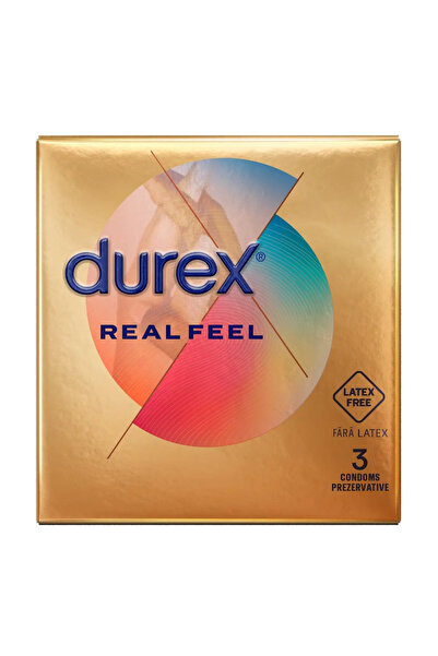 Durex Real Feel Condoms, 3 pcs