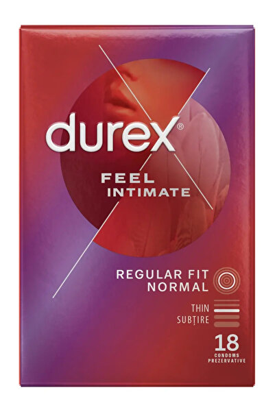 Durex Feel Intimate Condoms, 18 pieces