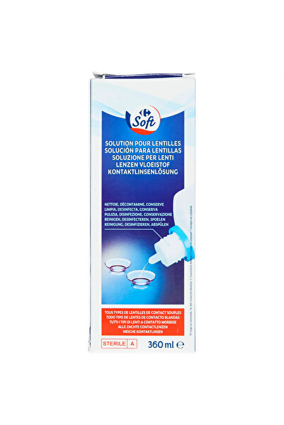 Carrefour Solutie pentru lentile de contact 360ml