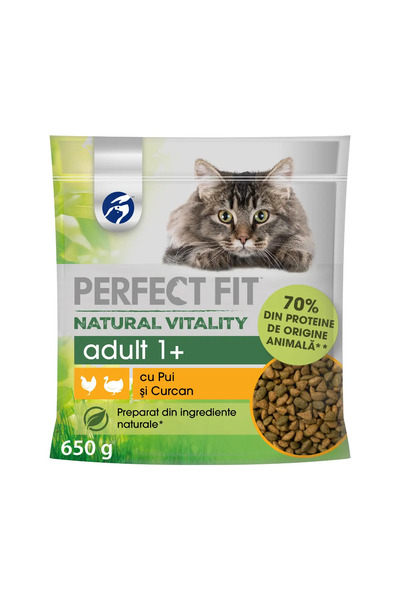 Perfect Fit Hrana uscata pentru pisici Perfect Fit Nature Vital, Pui si Curcan, 650 g