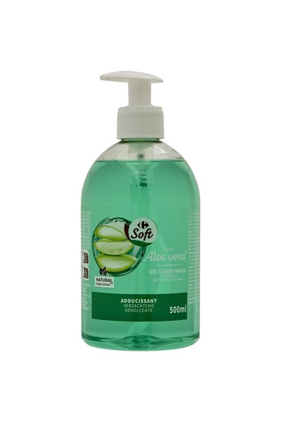 Crf Soft Carrefour Soft Liquid soap with aloe vera, 500ml